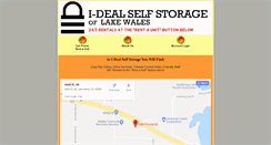 Desktop Screenshot of i-dealselfstorageoflakewales.com